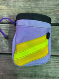 Neon Chalk Bag- purple and yellow