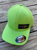 Green Flexfit Baseball hat with Neon Patch sewn on