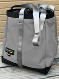 Commercial Gym Anchor Buckets with Decorated Piping- grey