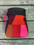 Neon Chalk Bag- pink and red