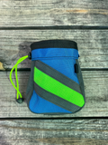 Neon Chalk Bag- blue & green mix