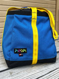 Commercial Gym Anchor Buckets with Decorated Piping- blue, gold