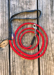 Small dog leash- red